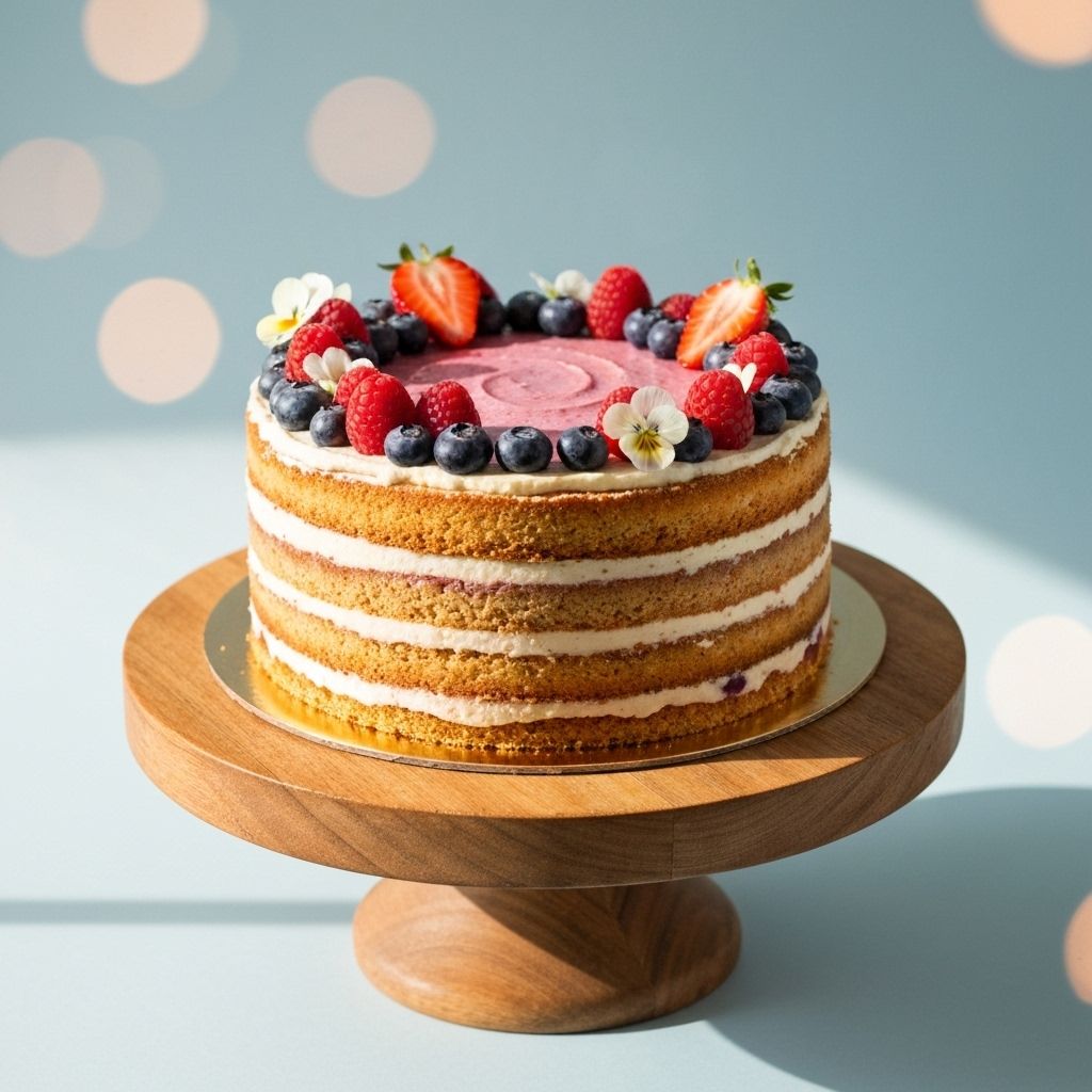 Bolos de festa saudáveis